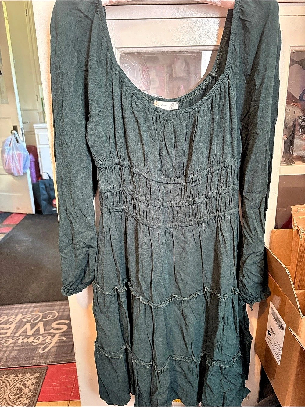 Altar'd State Women's Green Mini Dress Size XL